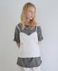 WITHOUT SUMMER Satin Lace Top_Ivory