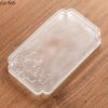 Frosted Glass Tea Tray Home Dry Foam Tray Creative Tea Set Tea Ceremony Accessories Dessert Tray Candy Trays Specialty Tableware
