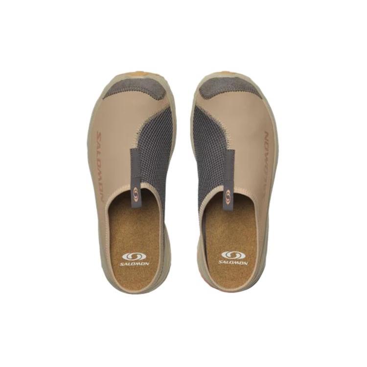 New SALOMON RX Slide 3.0 Suede 'Hazelnut Plum Kitten' 474317