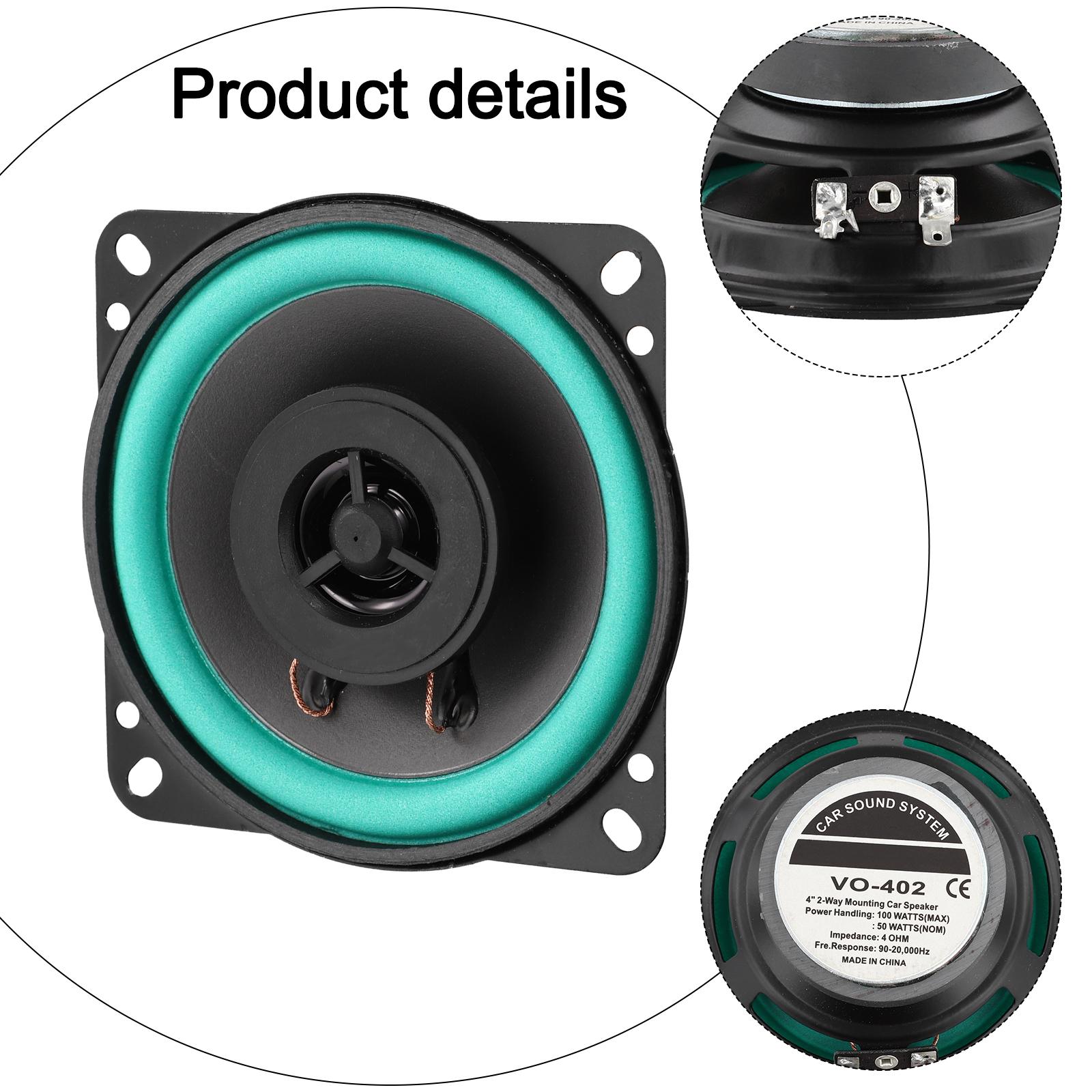 Черно-зеленый автомобильный динамик Автомобильная внутренняя запасная часть 4
