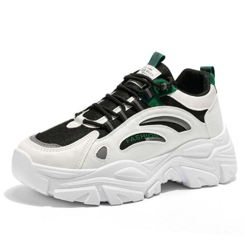 

Новые мужские туфли большого размера, модные кроссовки на толстой подошве, мужская повседневная спортивная обувь, дышащие сетчатые мокасины для мужчин hombre 39