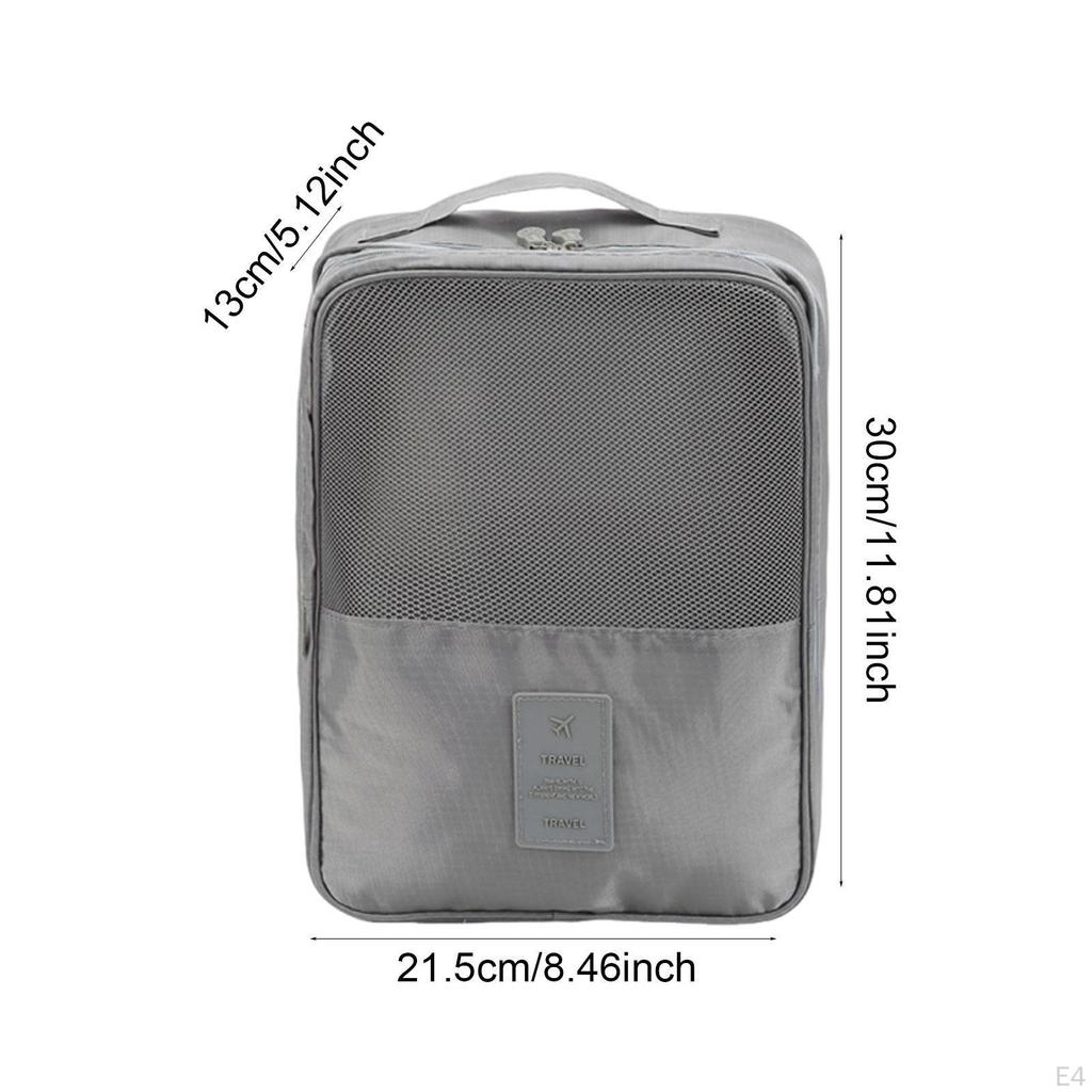 Travel Shoe Bag Organizer Durability Dustproof Practical with Handle Men Women Lightweight Storage