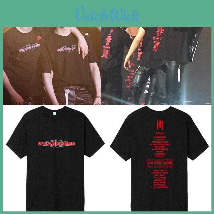 Monsta X White Concert Tshirt For Men And Women With Soft Comfortable Material