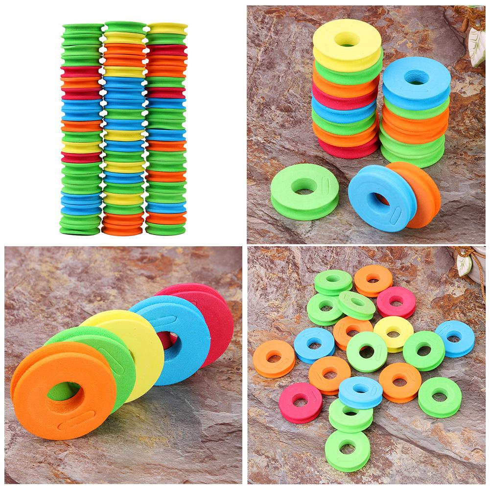 

100pcs/pack 45x10mm Foam Bobbins Spools Fishing Line Winding Boards Color Fishing Line Main Axis Fishing Supplies China Mainland