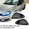 Side Mirror Covers for VW Golf 7 MK7 7.5 for GTI for Touran 2014-2017 Door Wing Mirror Case Covers Bright Black