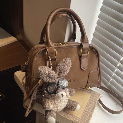 Simple Retro Small Bag Women's Autumn New Fashion One-shoulder Crossbody Bag Women's Hand-held Commuter Pillow Bag