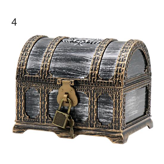 Treasure Box Toy High Simulation Light Weight Plastic Fashion Transparent Pirate Kit for Gift