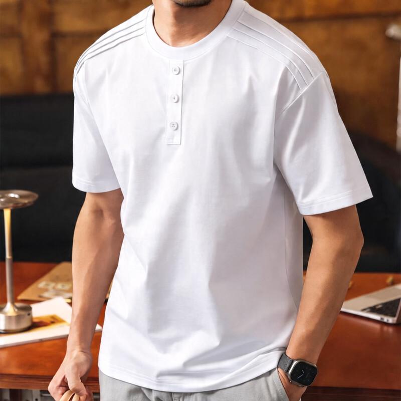 

Men s American Retro Cool Cotton Short Sleeve Polo Shirt 2XL