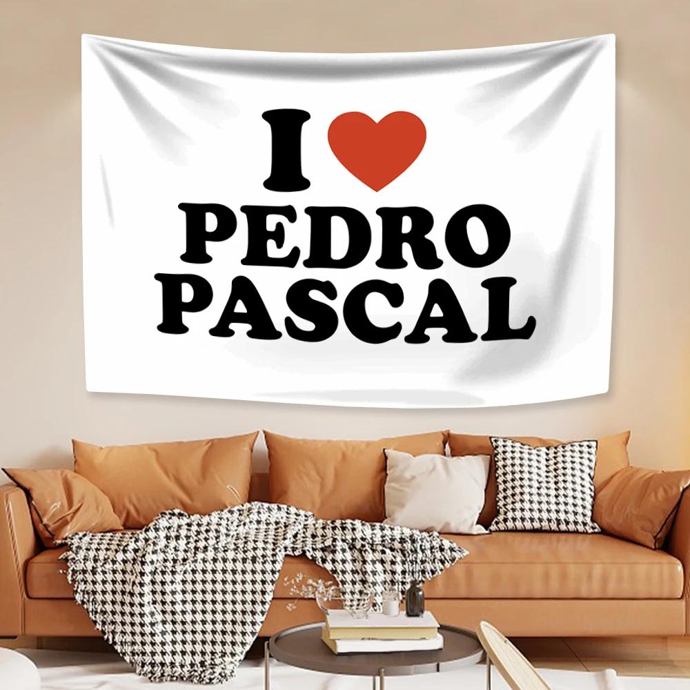 

Pedro Pascals Tapestry American Flag Famous Actor Prints Hippie Home Decor Bedroom Dorm Background Cloth Outdoor Decor Fans Gift 74x94cm(29x37in)