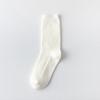 Summer Thin Mid-calf Socks for Women, Solid-color Trendy Sports Socks, Breathable Cotton Socks