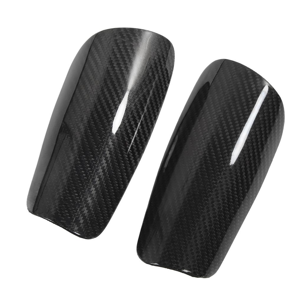 1Pair Soccer Shin Guard Carbon Fiber Shin Pads with Storage Bag Light Weight Protective Soccer Equipment for Kids