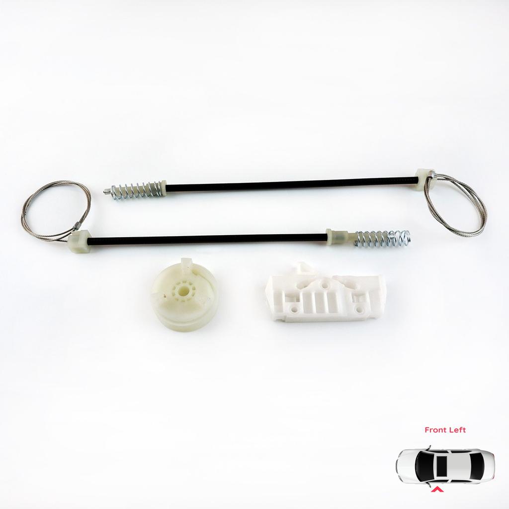 EWR5377 Power Window Regulator Repair Set Front Left for Opel Corsa D S07 2006-2014 5-Door 13188490 