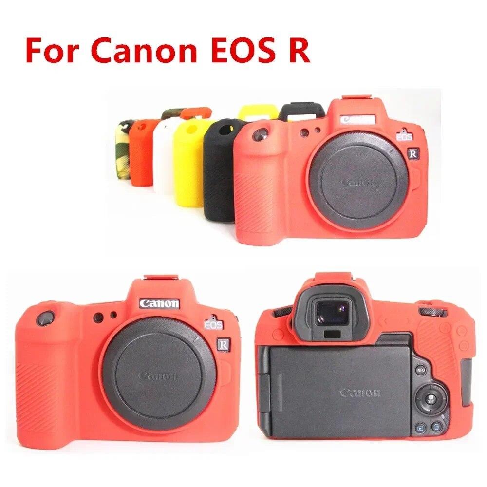 Soft Silicone Skin Case Protective Body Cover Mirrorless DSLR Camera Bag For Canon EOS R8 R7 R6 R5 R RP 70D 80D 4000D T100