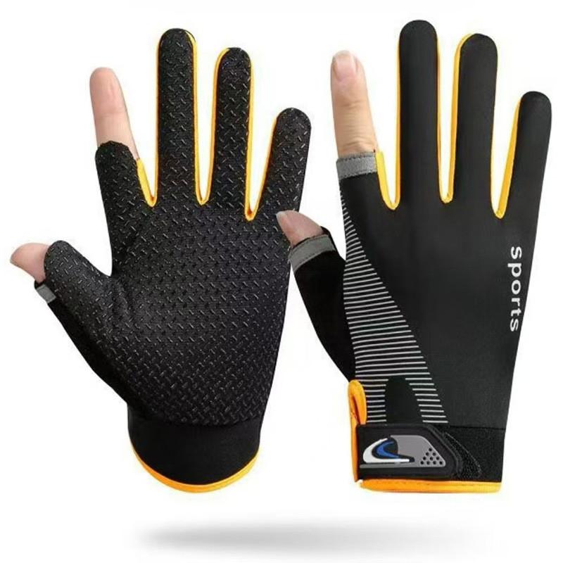 Outdoor Fishing Gloves Men With Breathable Polyester And Sun Protection For Hiking And Sports