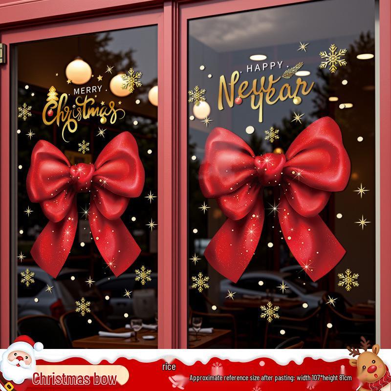 Santa Claus Window Cling Christmas Decoration Decal
