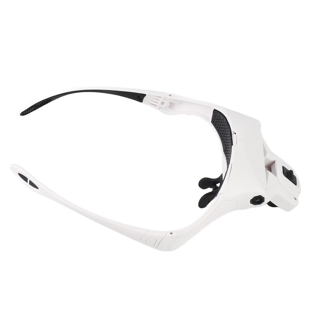Magnifying Glass for Reading with LED Light And Headband Head Magnifier with 5 Lenses 1.0X 1.5X 2.0X 2.5X 3.5X