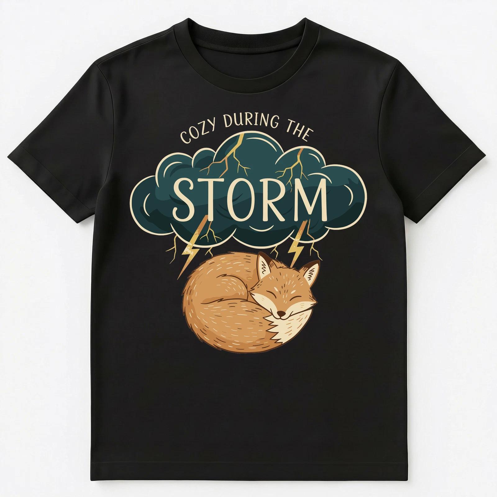 

Fox Lover Cozy Sleeping Comfort Graphic Unisex T-Shirt 4XL