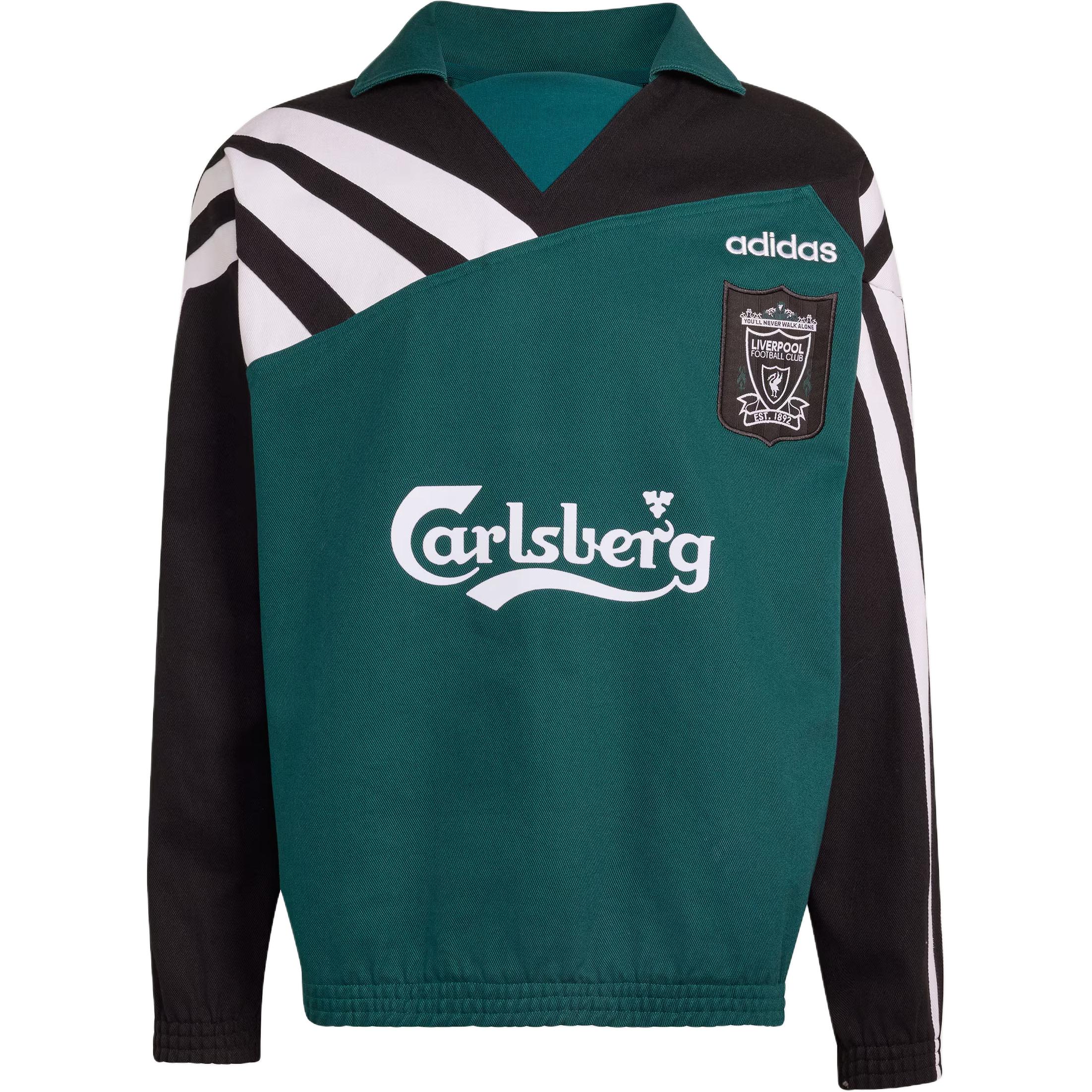 Adidas X Liverpool FC Тренировочный топ 95 Полосатый Повседневная культура Хлопок Длинный рукав Футбольная футболка Мужские топы KA8106 S