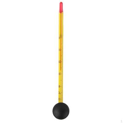 Aquarium-Thermometer, Glashalterung, tragbare Dekoration, Saugnapf, Teich