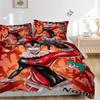 Custom Textile Harley Quinn Bedding 3 Piece Set HD Print Duvet Cover Pillowcases for Teens Adult Bedroom Decoration