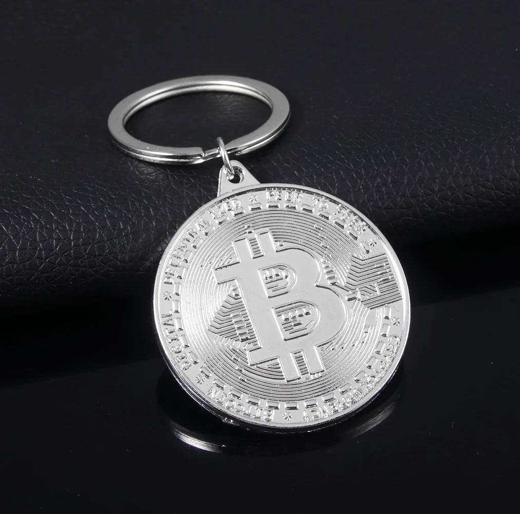2025 Nowa Moda Unisex Brelok do Kluczy Bitcoin Brelok z Wisiorkiem Zespołu Muzycznego Kolekcja Biżuterii dla Kobiet i Mężczyzn Prezent