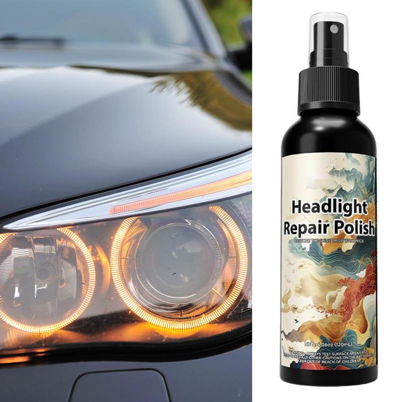 Car Headlight Restoration Polishing Cleaner Headlamp Scratch Remover Repair Cleaning Remove Oxidation Headlight Polish Liquid