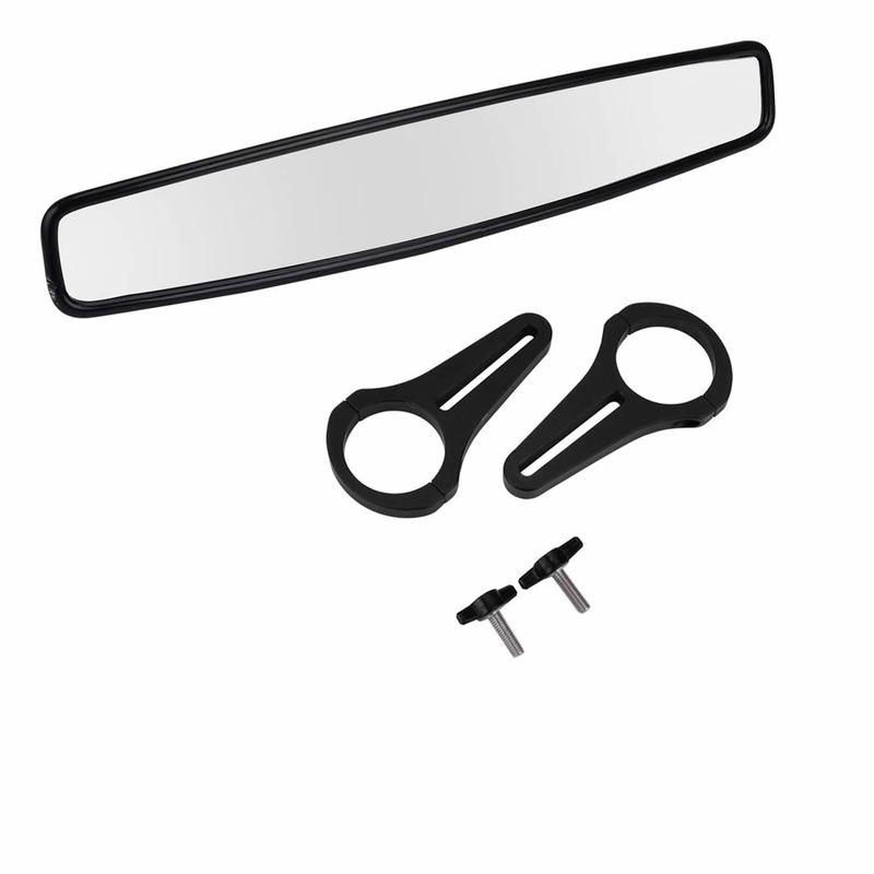 UTV Rückspiegel Mitte 38,5 cm Breit Konvexes Design Spiegel mit 1,75" Klemme für Polaris RZR 800 1000 S 900 XP 1000, Arctic Cat