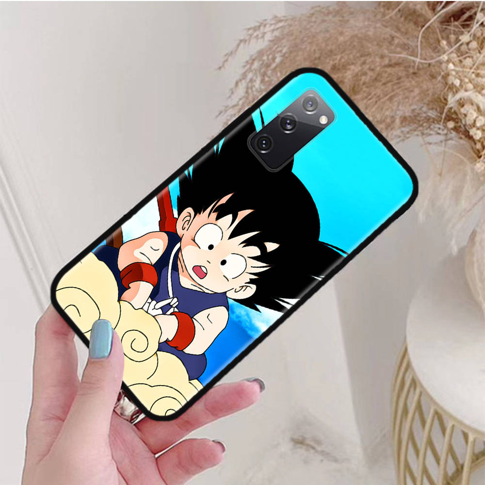 Black Case for Xiaomi Poco X6 X4 M5 M6 F5 F6 C65 C55 C50 C51 C40 Pro Redmi 14C A3X 13C 12C 11T 10A 9C Note 7 6 8A Plus W-87 Dragon Ball Little Goku