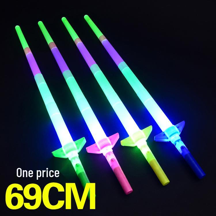 Magic Light-Up Concert Glow Sticks: Fairy Flashing Star Props