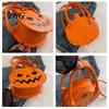 Jack-o'-Lantern Shoulder Bag Halloween Pumpkin Purse, Women Novelty Crossbody Bag, Spooky Casual Decor Handbag for Trick or Treat, Fall Parties