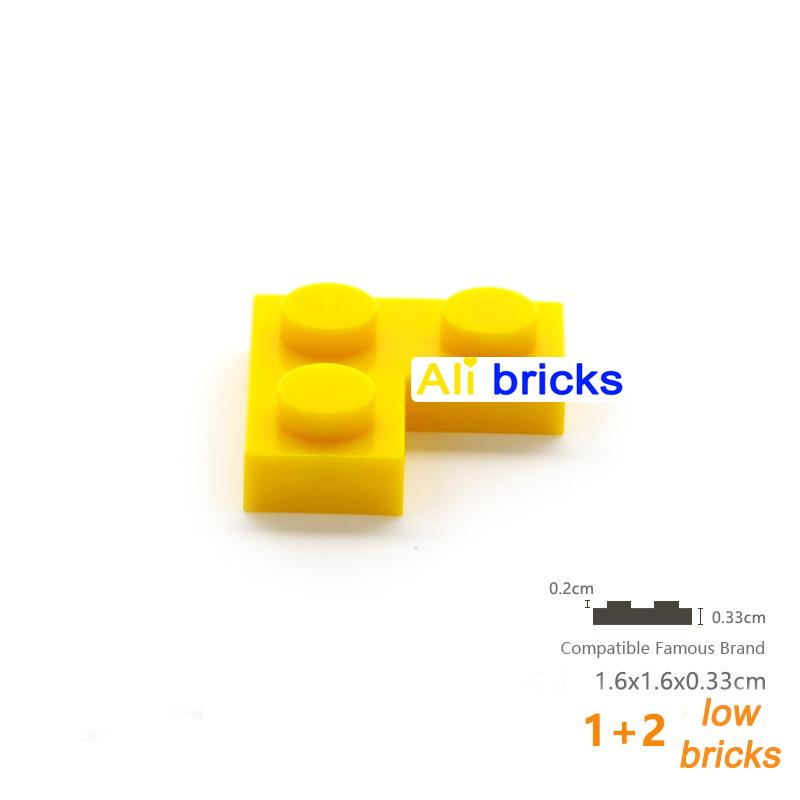 40 Stück Großhandel Zubehör Teile Platte 2x2 Ecke Idee Bausteine 2420 DIY Klassische Blöcke MOC Lernspielzeug Für Kinder