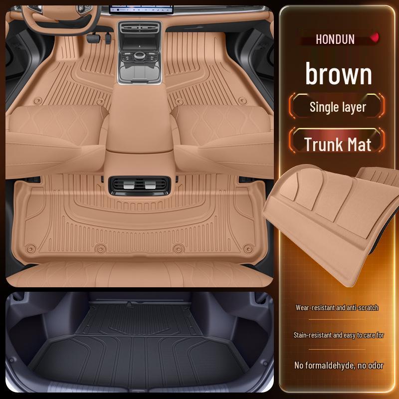 Floor Mats for Geely Galaxy A7 (2025) - TPE Car Interior Modification Accessory