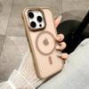 For iPhone 16 Pro Max Luxury Magsafe Magnetic Silicone Frame Phone Case For iPhone 11 12 13 14 15 16 Plus Matte Protective Cover