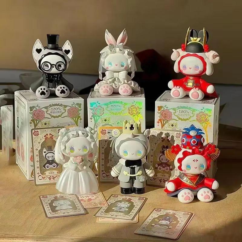 Emma New Secret Forest Wedding Collection Blind Box Toys Couple Rabbit Wedding Banquet Action Figures Mystery Box Surprise Gifts