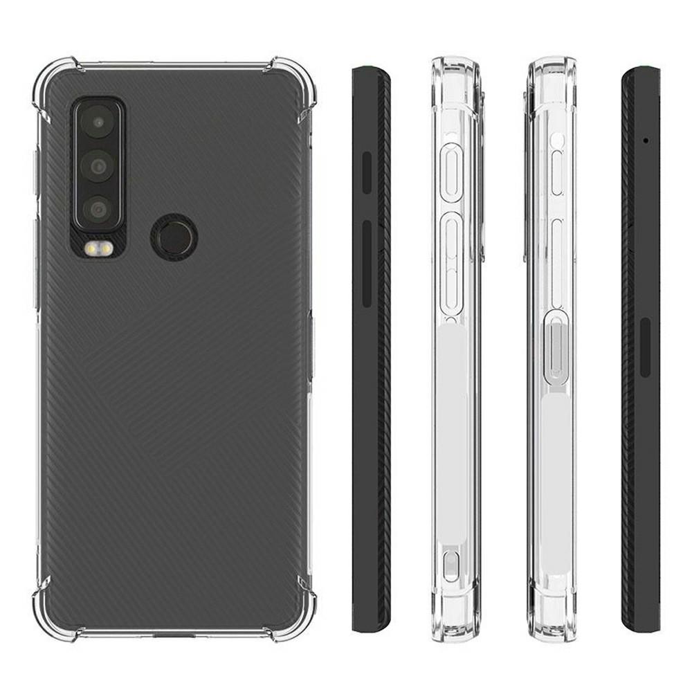 Für Motorola Defy 2 5G Klare Weiche TPU Handyhülle Rutschfeste Ecken Stoßfeste Schutzhülle