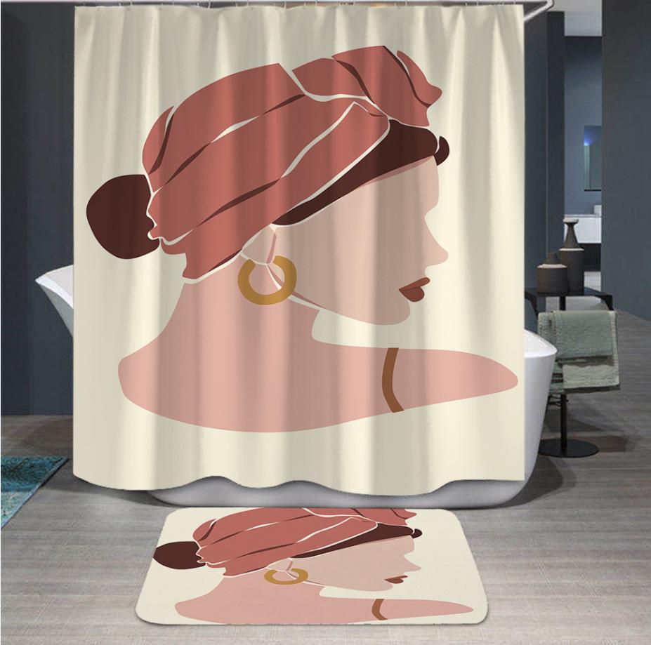 

JINRUN утолщенная водонепроницаемая занавеска для ванной комнаты, устойчивая к плесени, занавеска для душа, занавеска для душевой перегородки, занавеска для душа, занавеска для ванной комнаты, бесплатная перфорация 180cmx120cm