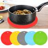 Silicone Anti Scalding Mat Pot Rack Household Kitchen Countertop Protection Heat-resistant Anti Slip Circular Silicone Mat