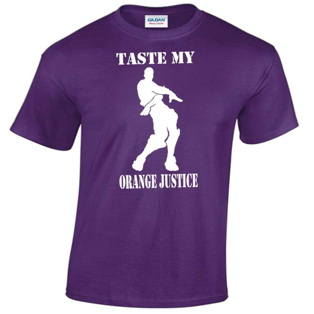 

Boys Taste My Orange Justice Unisex T-Shirt Game Inspired Top