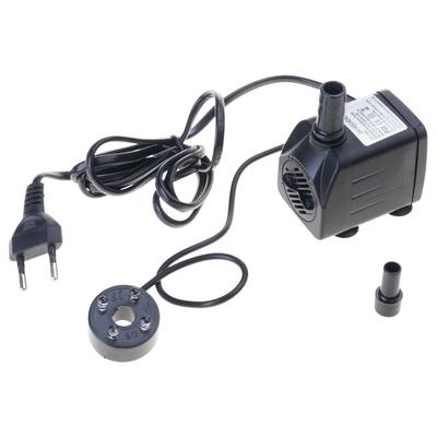 Submersible Aquarium Water Pumps With 4 LED Lights 220V Voltages Quiet Fountain Pumps For Fish Tanks Garden Decoration