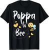 Poppa To Bee Cute Matching Family Design Funny Unisex T-Shirt