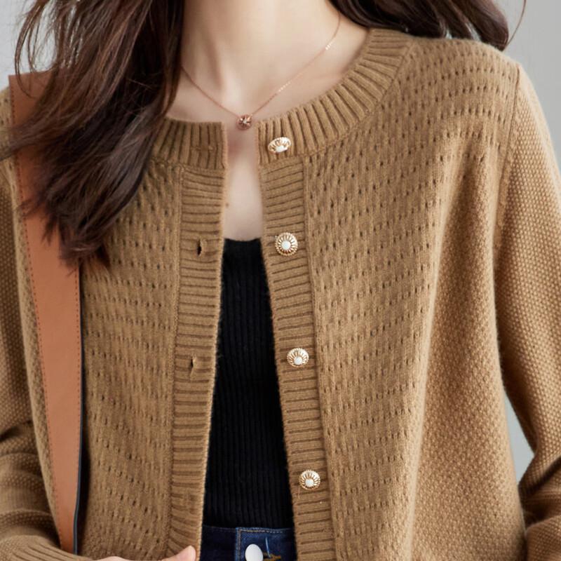 Srcr Women's Pure Wool Knit Cardigan