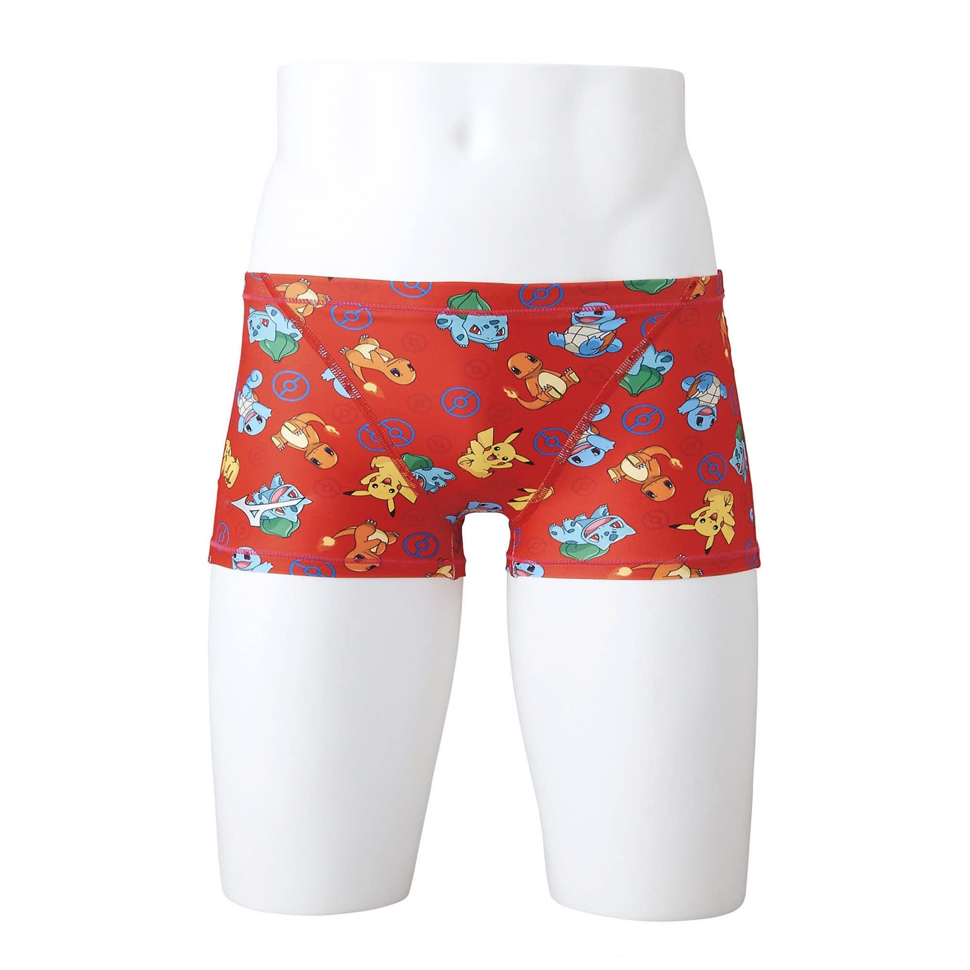 

MIZUNO EXER SUITS Short Spats for Competitive and Training Swimwear N2MB2586 Size S Men s (Pokémon) 62 Red,