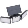Solar Outdoor Light with Motion Sensor 50000H LED IP65 Waterproof 3 Heads Security Lights Solar