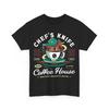 Chefs Knife Coffee Crest Unisex T-Shirt. Final Fantasy Video Game. Tomberi.