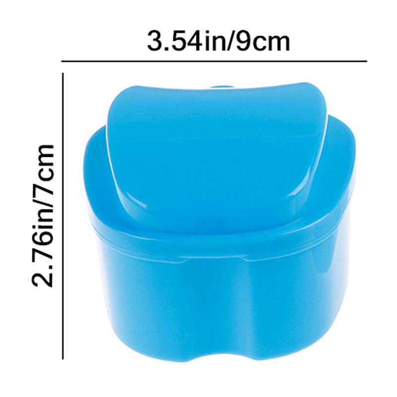 1Pc Cleaning Teeth Case Dental False Teeth Storage Box Container Denture Boxs