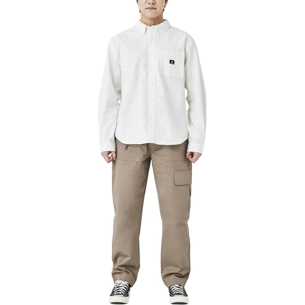 Converse Shirts Unisex White Lapel Moderate Other 10026002-A01