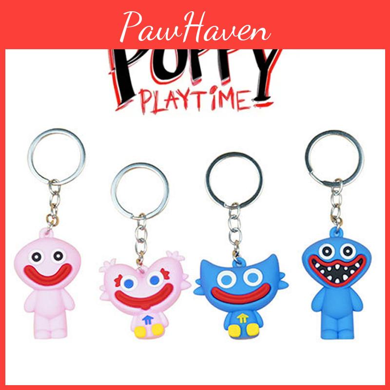 Stylish Poppy Playtime Silicone Keychain For Anime Lovers