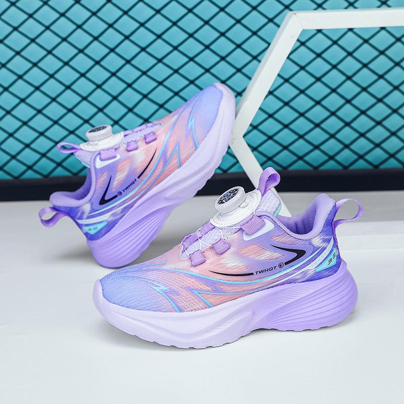 2025 autumn new boys shoes mesh breathable children's sports shoes medium older girls soft-soled running shoes