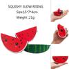 Watermelon Fruit Squishies Toys Slow Rising Stress Relief Sensory Toys Watermelon Stress Ball Summer Party Gifts for Kids Adult