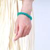 Ice Amazonite Natural Stone Power Stone Bracelet Work Luck Love Luck Health Luck Hope Circumference [Nanto Tenseki] (Inner 17cm)